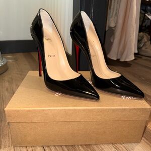 CHRISTIAN LOUBOUTIN Black So Kate 120